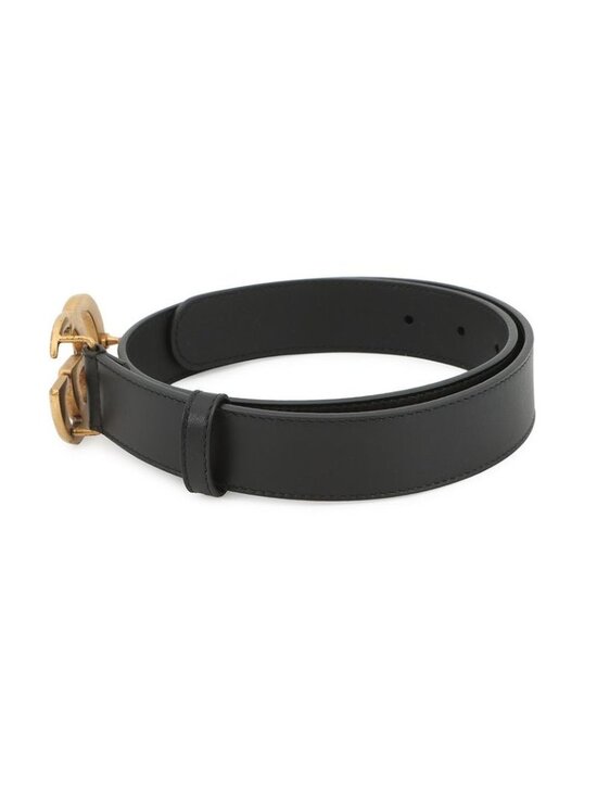 Gucci Belt Double Leather 70 Black main image 5